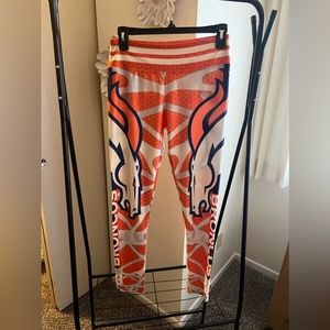 Women’s size S/M Broncos Leggings Gently used.